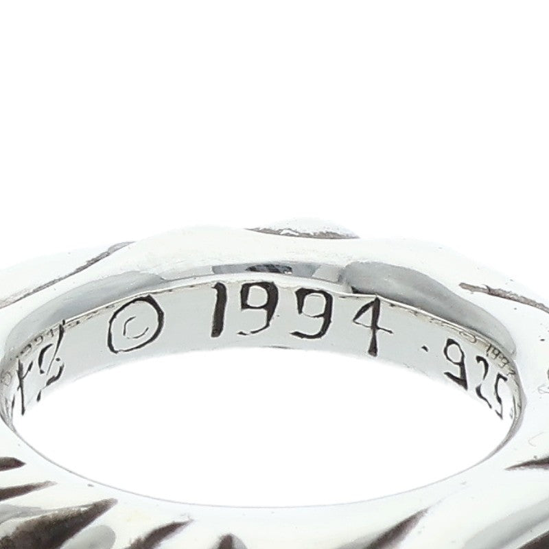 Chrome Hearts SCRL BAND Silver Ring Size US 4.5