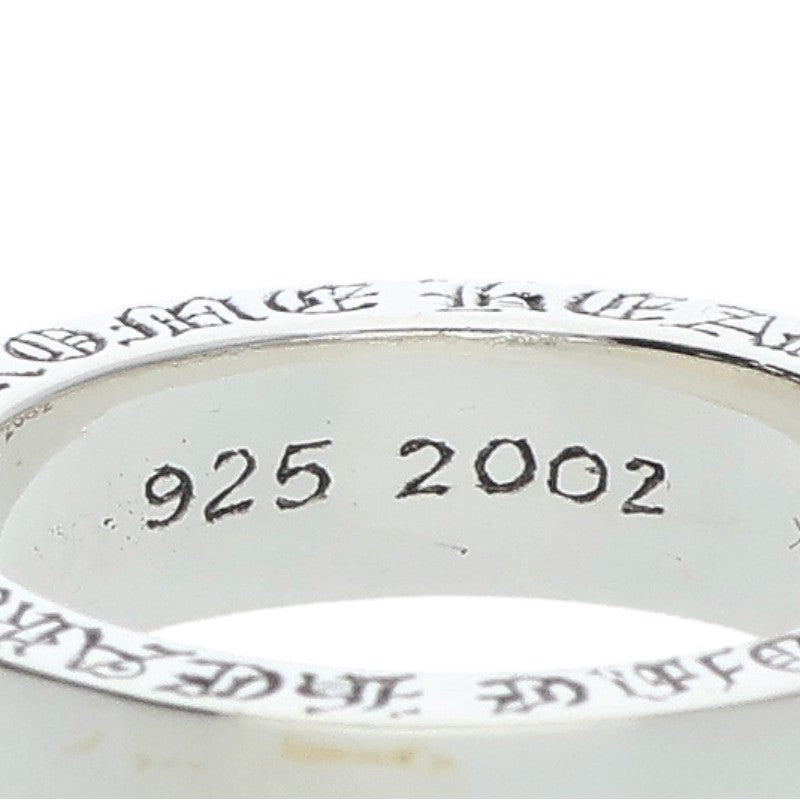 Chrome Hearts 6mm Spacer Plain Silver Ring Size US 8