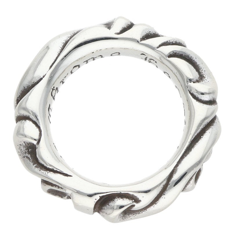 Chrome Hearts Scroll Band Silver Ring Size US 3.5