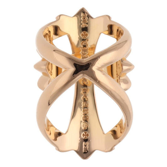 Chrome Hearts 22K Infinity CH Emerald Ring Size ONE SIZE
