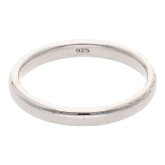TOM WOOD 925 Classic Band Slim Silver Ring Size ONE SIZE