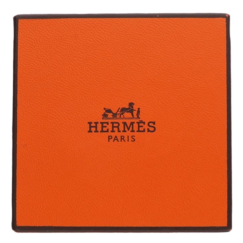 HERMES Croisette Silver Ring Size ONE SIZE