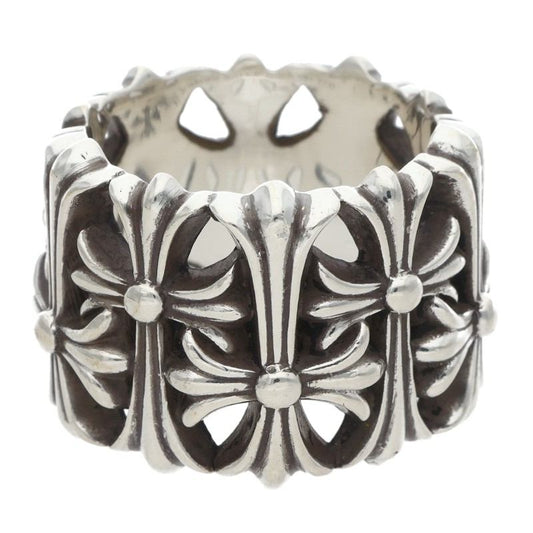 Chrome Hearts CEMETERY CROSS Silver Ring Size ONE SIZE