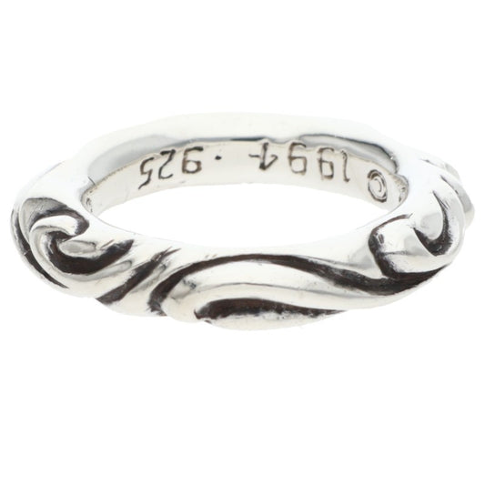 Chrome Hearts SCROLL BAND Silver Ring Size ONE SIZE