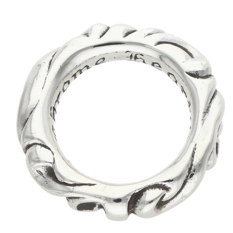 Chrome Hearts SCRL BAND Silver Ring Size ONE SIZE