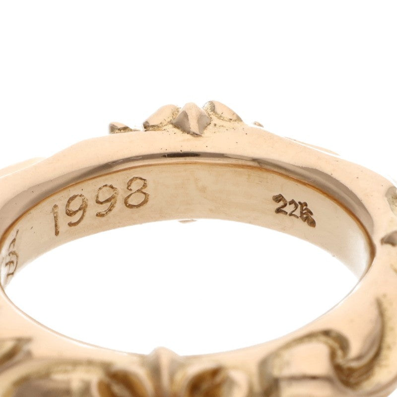 Chrome Hearts 22K Gold SBT Band Ring Size US 5