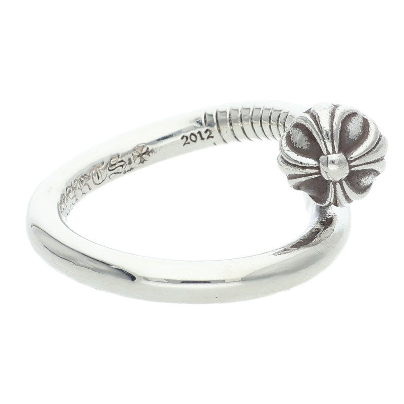 Chrome Hearts Nail Cross Ball Silver Ring Size ONE SIZE