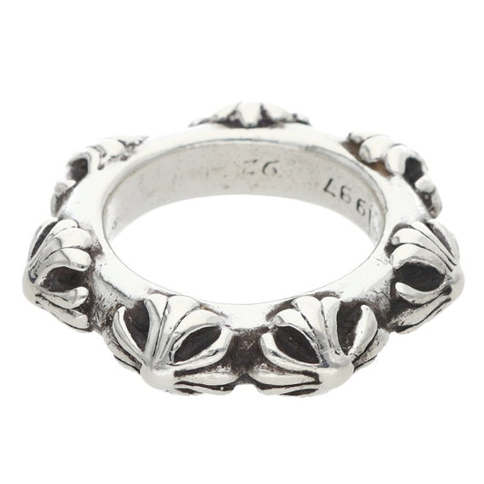 Chrome Hearts CROSS BAND Silver Ring Size ONE SIZE