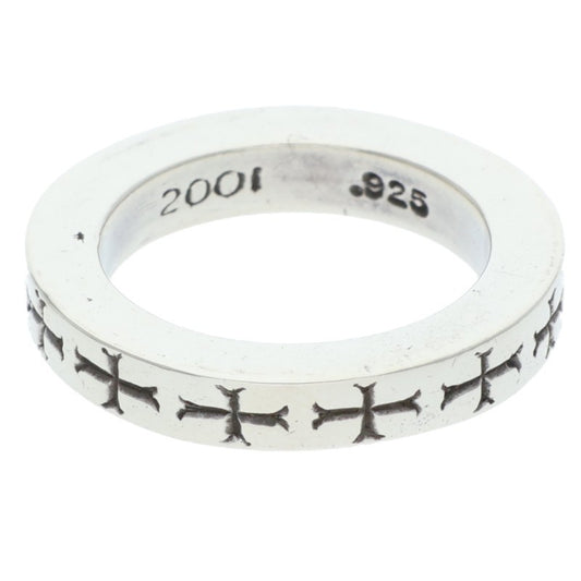 Chrome Hearts 3mm SPACER FUCKYOU Silver Ring Size ONE SIZE