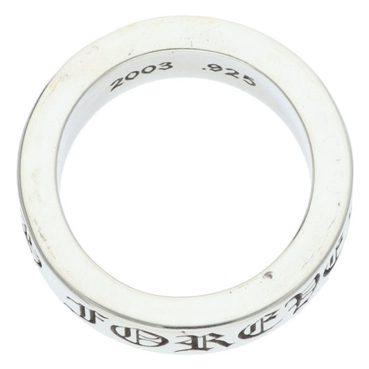 Chrome Hearts 6mm Spacer FOREVER Ring 925 Size ONE SIZE
