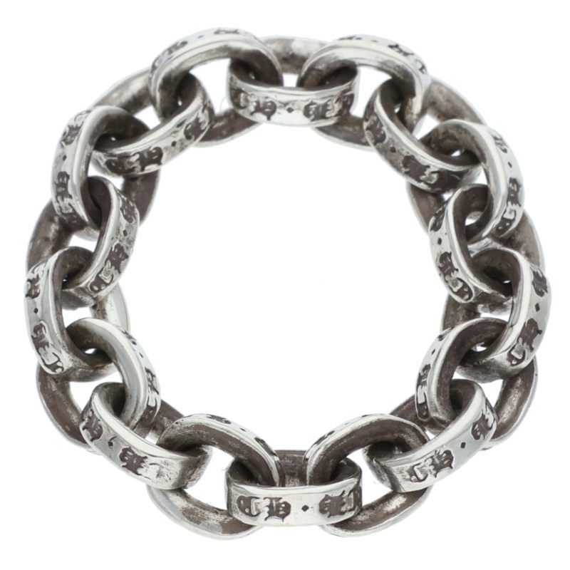 Chrome Hearts PAPER CHAIN RING Silver Ring Size ONE SIZE