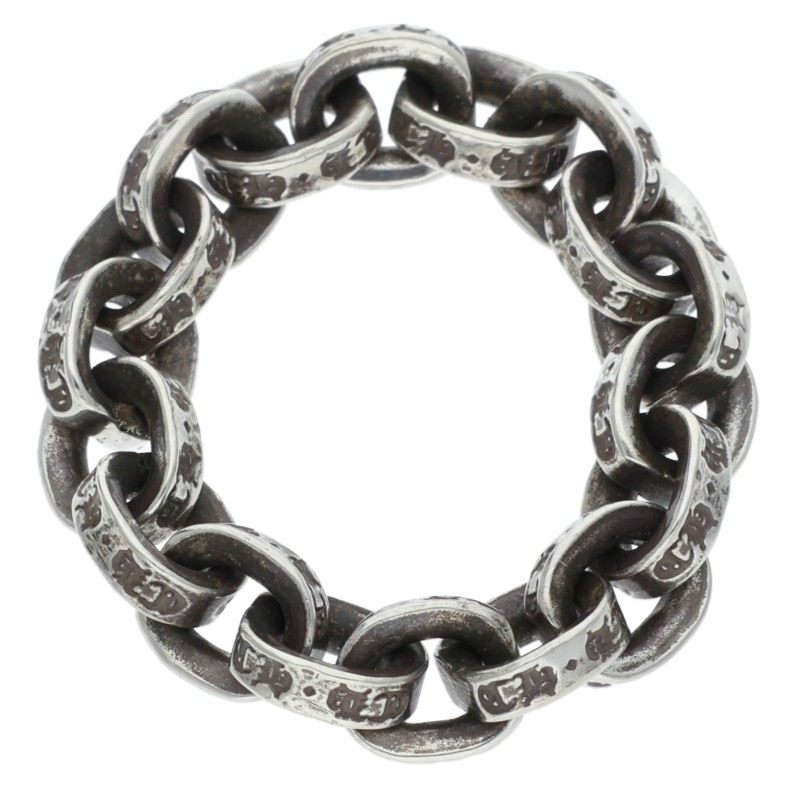 Chrome Hearts PAPER CHAIN RING Silver Ring Size ONE SIZE