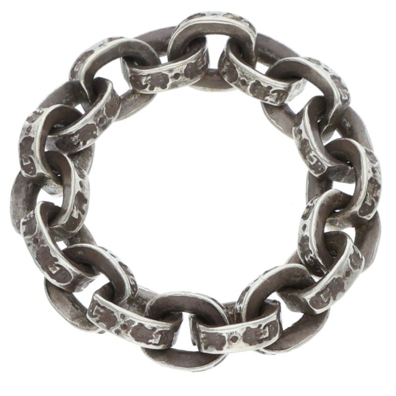 Chrome Hearts PAPER CHAIN RING Silver Size ONE SIZE