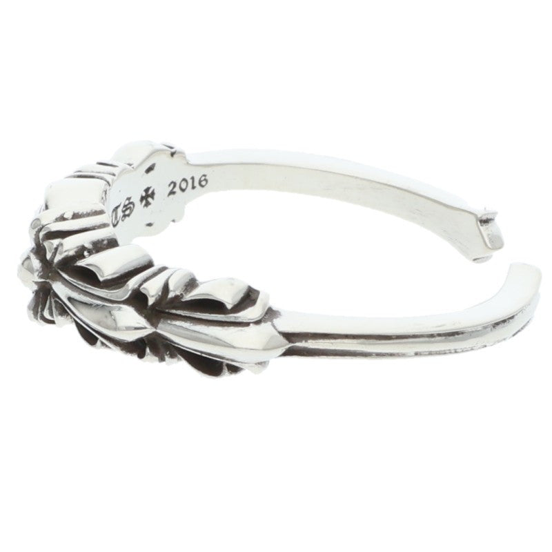 Chrome Hearts BABY CLSC Double Floral Ring Size ONE Silver