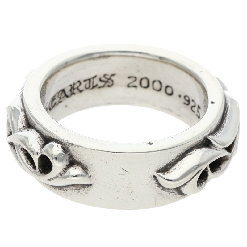 Chrome Hearts DBL NARROW VINE BAND Silver Ring Size ONE SIZE