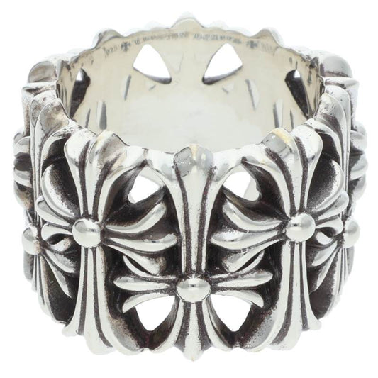 Chrome Hearts Cemetery Cross Silver Ring 925 Size ONE SIZE