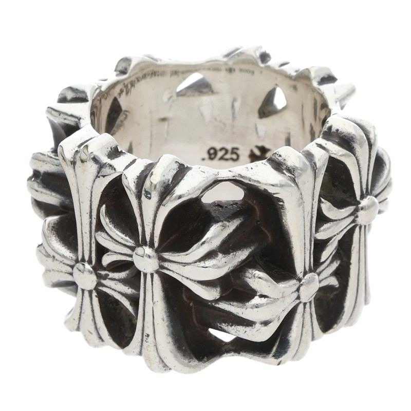 Chrome Hearts Square Cemetery Cross Silver Size ONE SIZE
