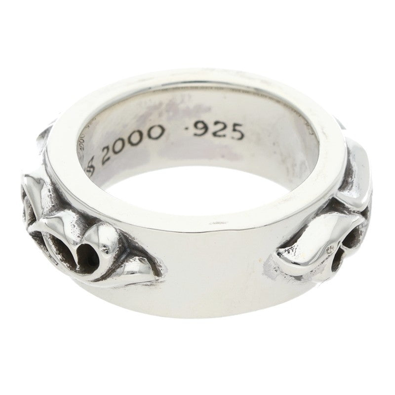 Chrome Hearts DBL Narrow Vine Band Silver Ring Size US 7