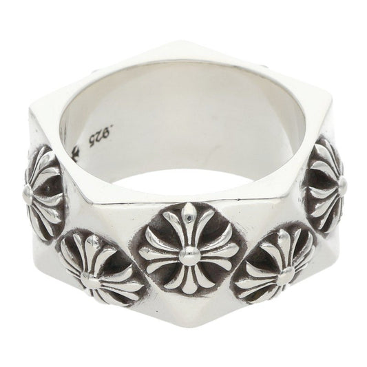 Chrome Hearts Pentagon CH Plus Silver Ring Size ONE SIZE