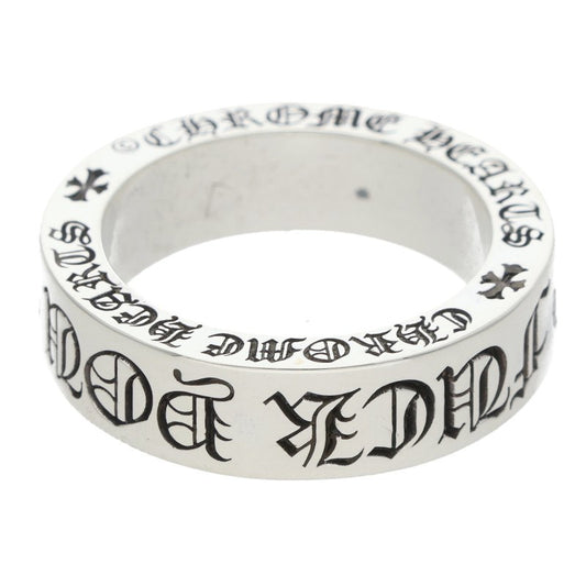 Chrome Hearts 6mm Spacer FUCKYOU Silver Ring Size ONE SIZE