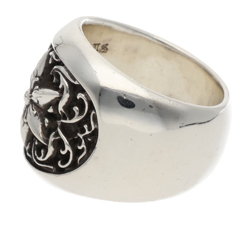 Chrome Hearts Classic Oval Star Silver Ring Size JP 28.5