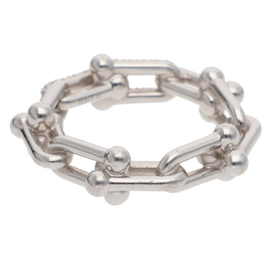 TIFFANY&Co. Hardware Small Link 18K WG Diamond Size ONE SIZE
