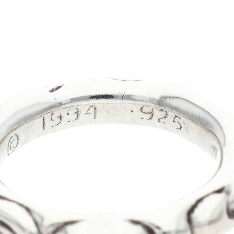 Chrome Hearts SCRL BAND Silver Ring Size ONE SIZE