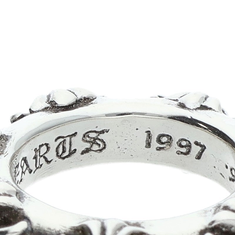 Chrome Hearts Cross Band Silver Ring 925 Size ONE SIZE