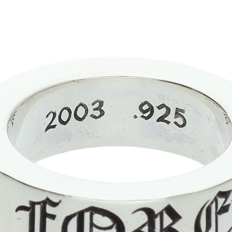 Chrome Hearts 6mm Spacer Forever Silver Ring Size ONE SIZE