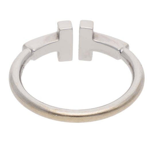 TIFFANY&Co. T Wire K18WG Ring Size ONE SIZE