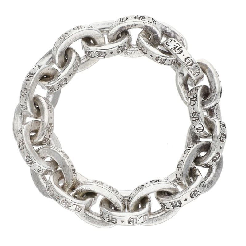 Chrome Hearts Paper Chain Silver Ring Size ONE SIZE