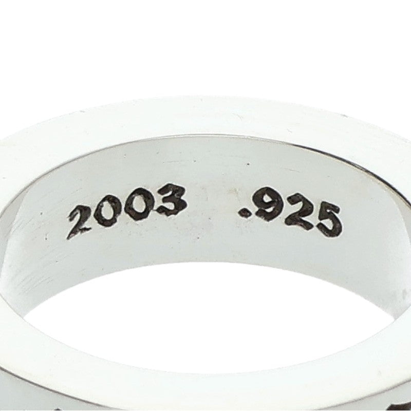 Chrome Hearts 6mm SPACER FOREVER Silver Ring Size ONE SIZE