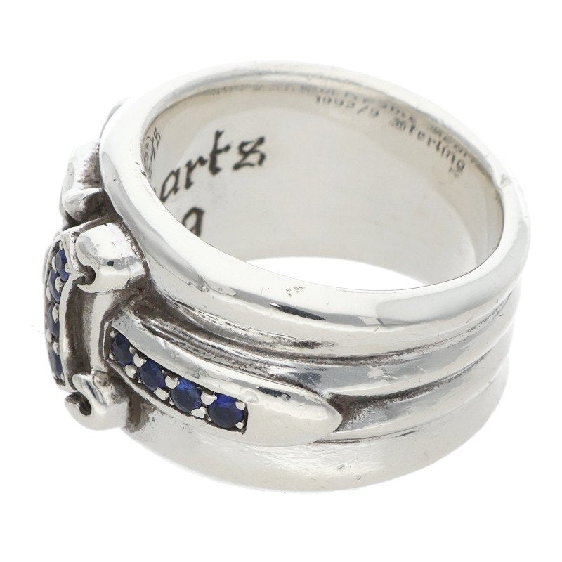 Chrome Hearts Dagger Pave Sapphire Ring Size ONE SIZE