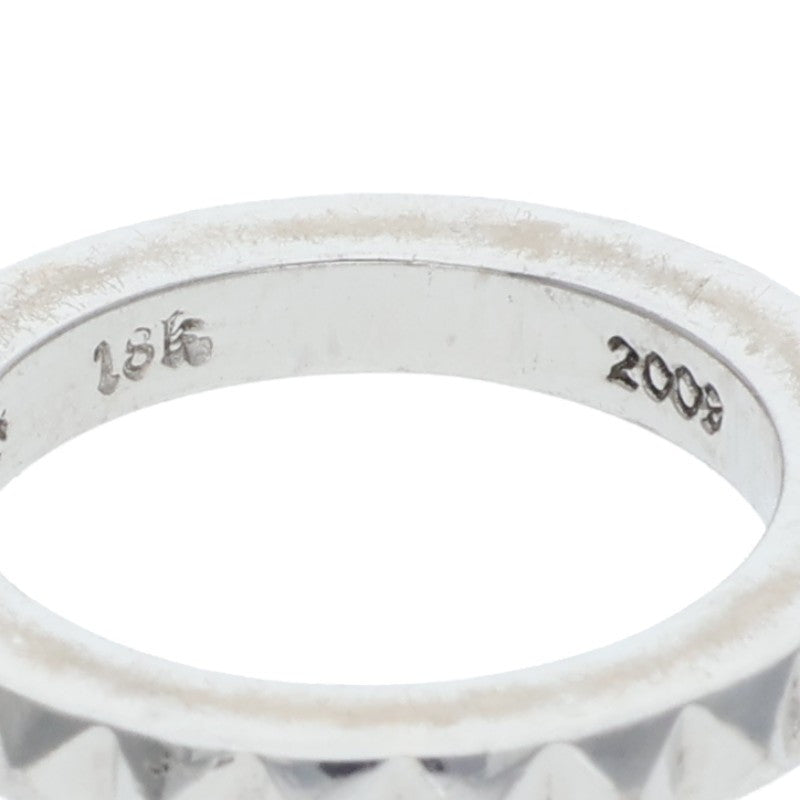 Chrome Hearts 18K TFP PNK BIG White Gold Ring Size JP 8