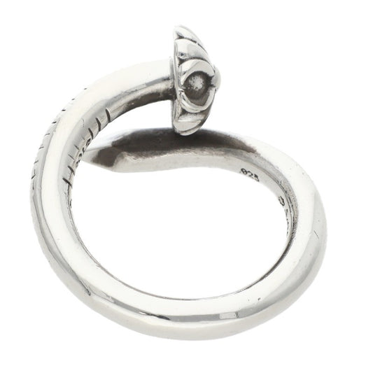 Chrome Hearts NAIL CRSBALL Silver Ring 925 Size ONE SIZE