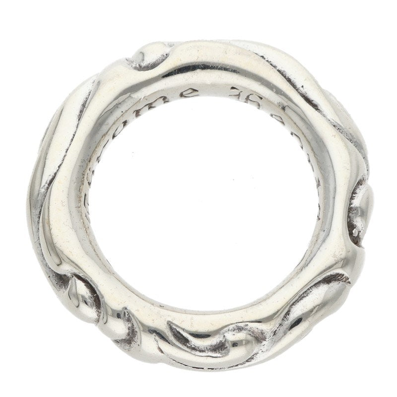 Chrome Hearts SCROLL BAND Silver Ring Size JP 9