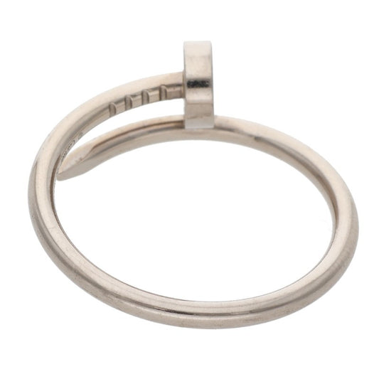 Cartier JUSTE UN CLOU RING SM 18K White Gold Size ONE SIZE
