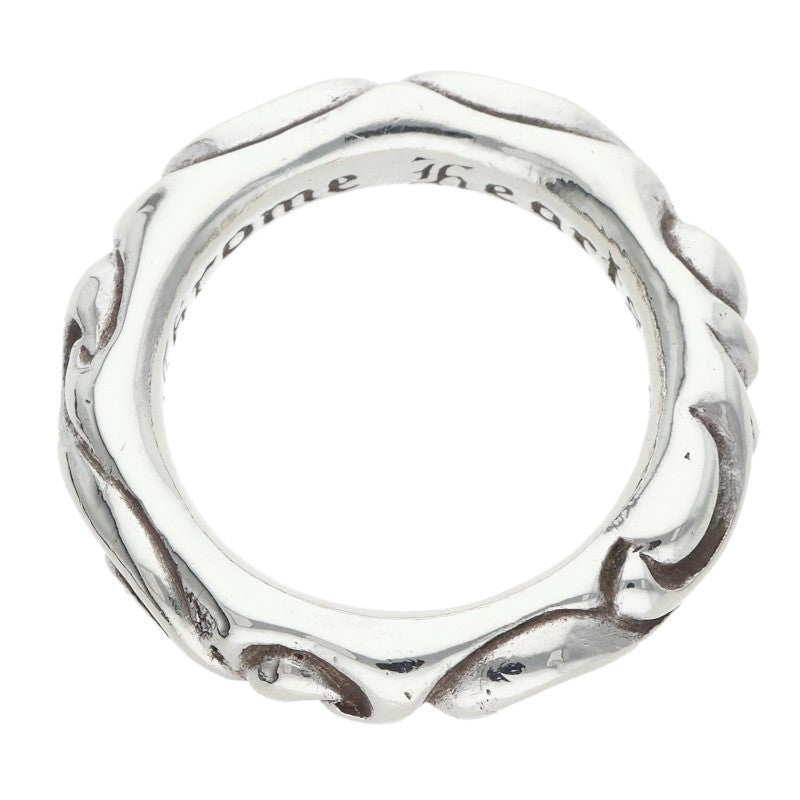 Chrome Hearts SCRL BAND Silver Ring Size JP 14