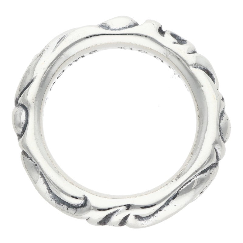 Chrome Hearts SCRL BAND Silver Ring Size ONE SIZE