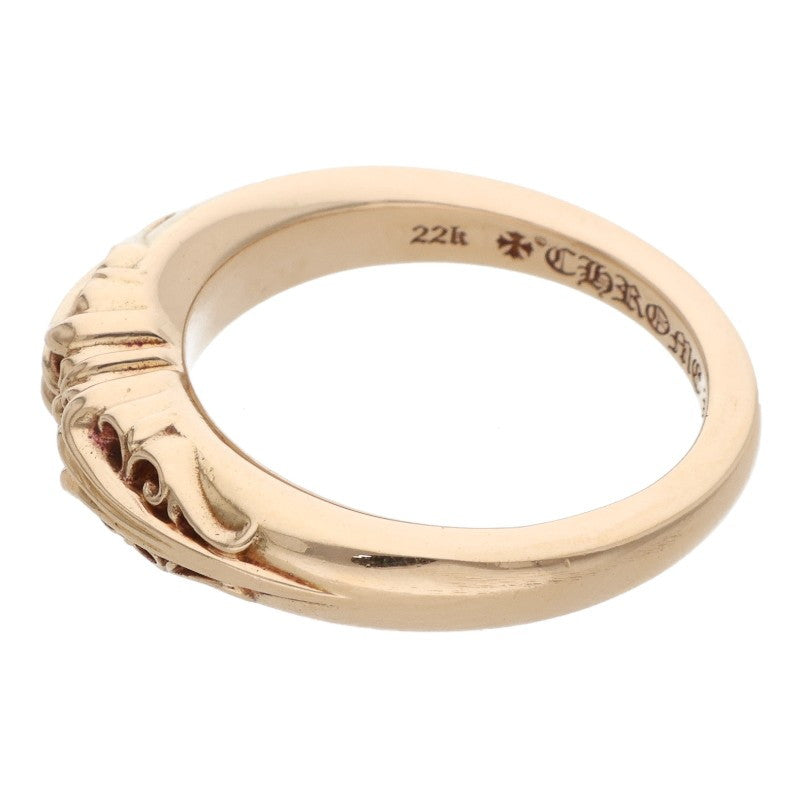Chrome Hearts 22K Baby Classic K&T Gold Ring Size US 6