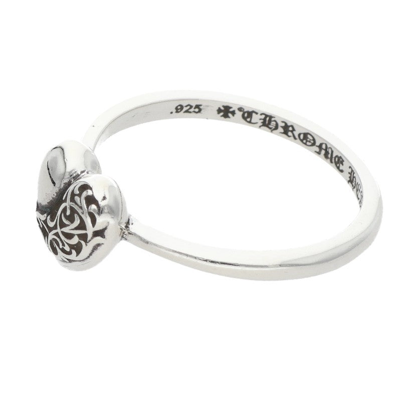 Chrome Hearts BUBBLGM HEART 925 Silver Ring Size ONE SIZE