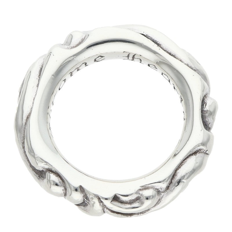 Chrome Hearts SCRL BAND Silver Ring Size ONE SIZE