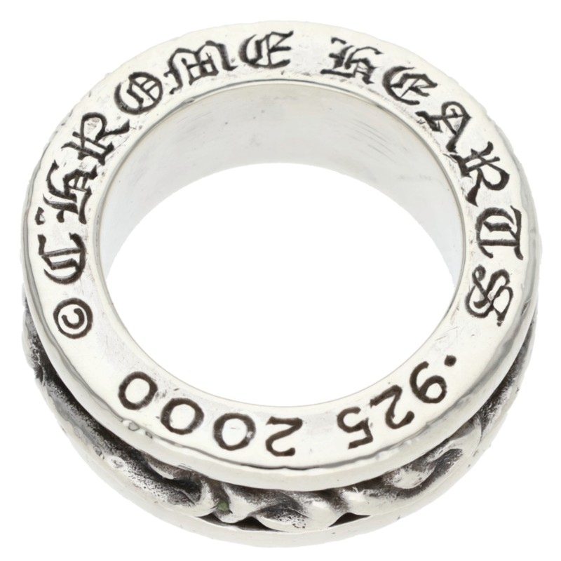 Chrome Hearts RING SPINNER SCROLL Silver Ring Size ONE SIZE