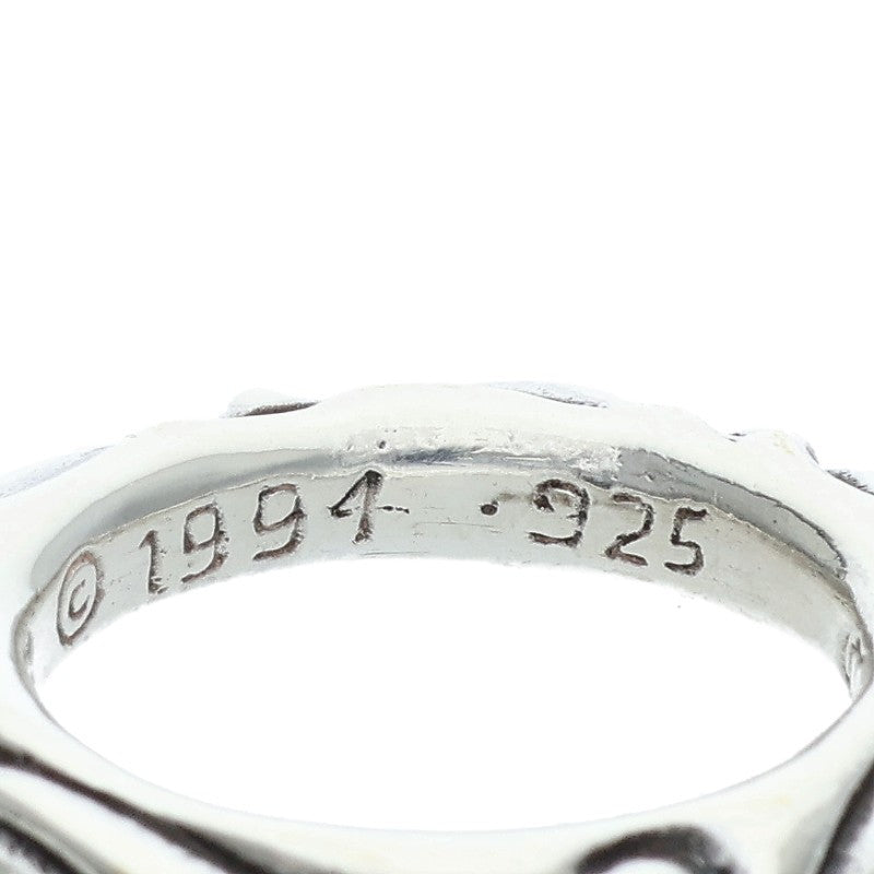 Chrome Hearts SCRL BAND 925 Silver Ring Size JP 13