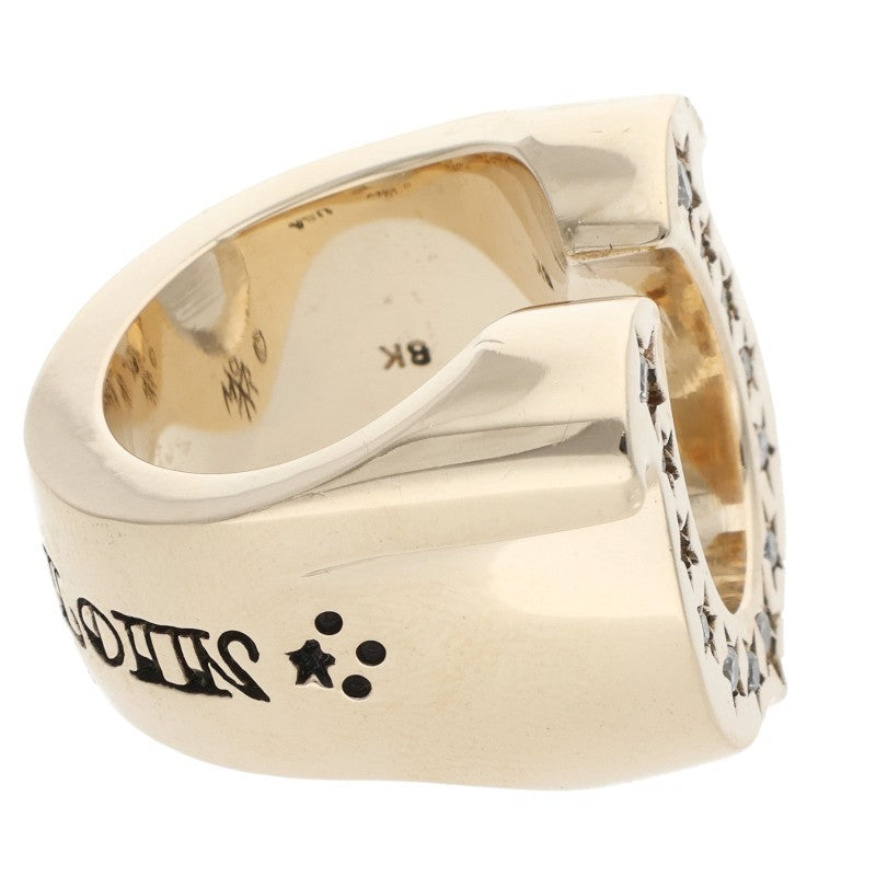TENDERLOIN 8K After Diamond Horseshoe Ring Size ONE SIZE