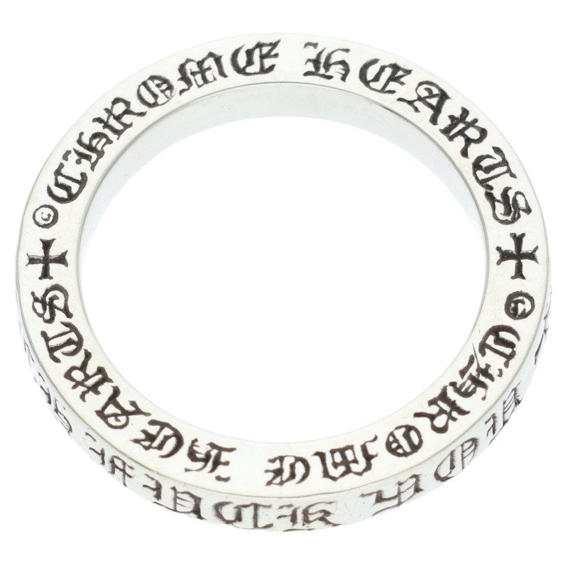 Chrome Hearts 3mm Spacer FUCKYOU Silver Ring Size 16.5