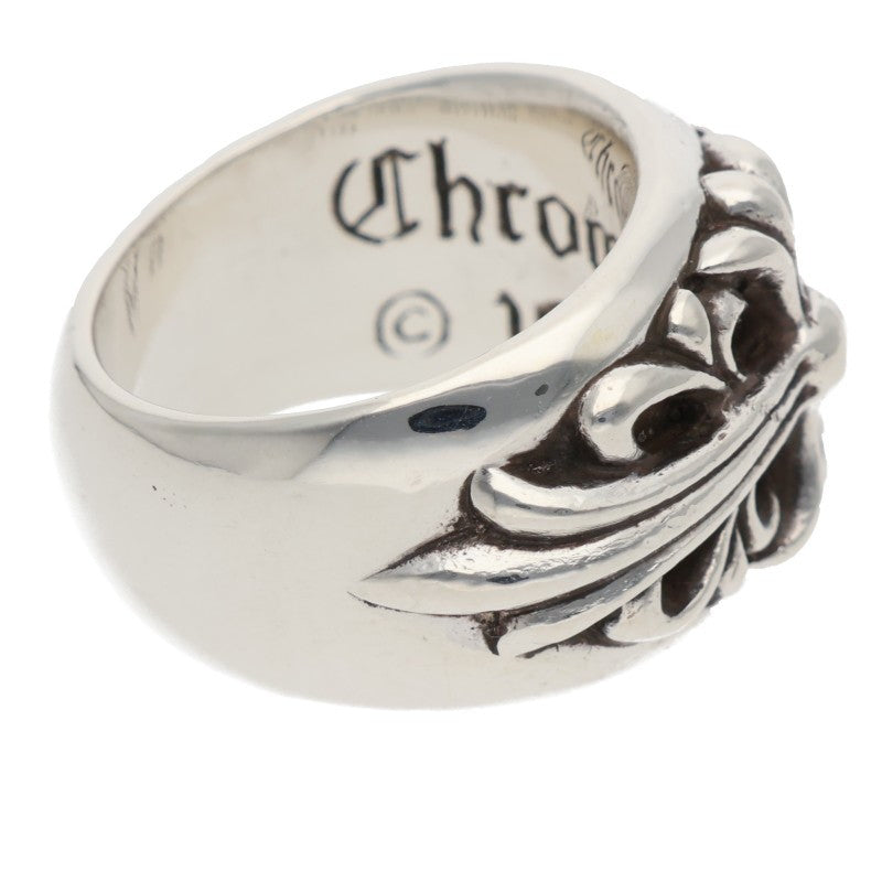 Chrome Hearts FLRL CRS Sterling Silver Ring Size JP 8
