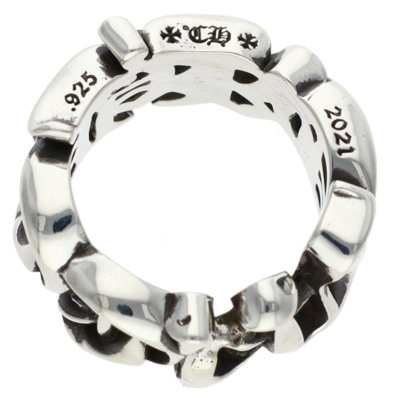 Chrome Hearts LARGE SCRIPT BAND Silver Ring Size ONE SIZE