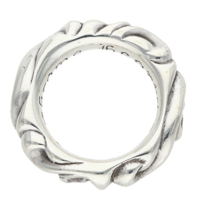 Chrome Hearts SCRL BAND Silver Ring Size ONE SIZE