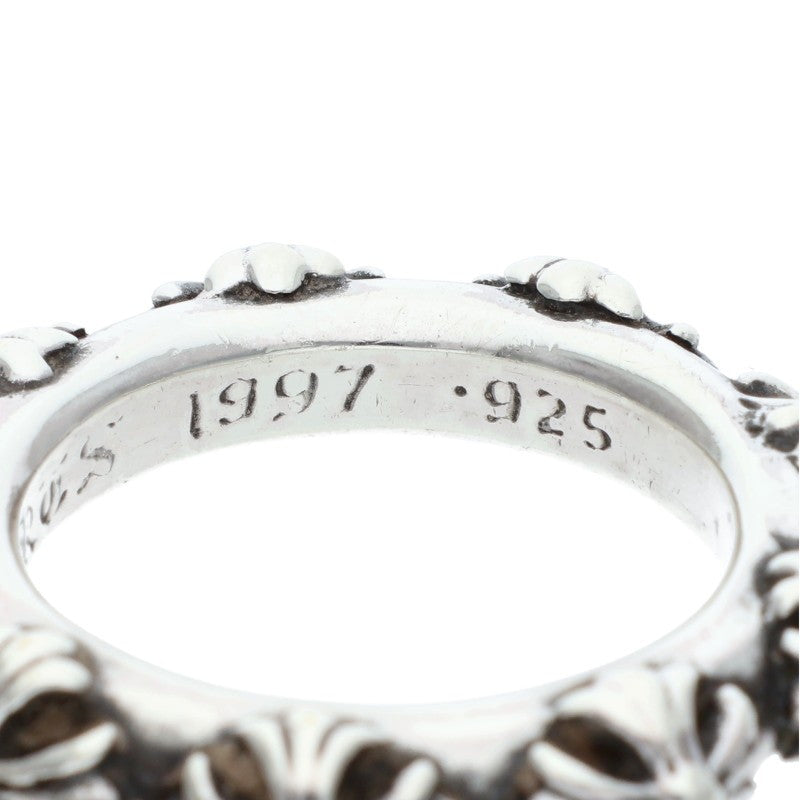 Chrome Hearts Cross Band Silver Ring Size 19.5